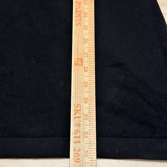 Karen Mullen Women Small Dress Wrist Tie Sleeve Mock Neck Knit Fit Flare - Picture 9 of 9